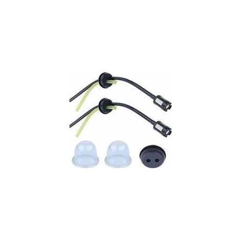 Kit 5 Durites Essence et Filtre Carburant pour Débroussailleuse, Tondeuse, Taille-Haie et Coupe-Bordure, Pièces de Rechange Universelles (1/4)