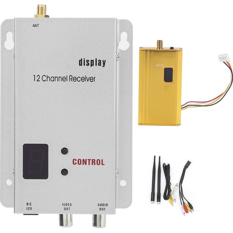 Émetteur-récepteur sans fil 1.2G 1.5W transmission synchrone vidéo audio haute sensibilité (1/5)