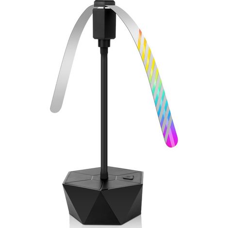 Ventilateur Anti-Mouche, Ventilateur Répulsif Pliable et Suspendu, Ventilateur Anti-moustiques pour Pique-Nique et Barbecue (1/5)