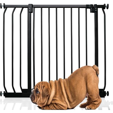 Bettacare Elite Pressure Dog Gate, 80cm - 89cm, Matt Black, Pressure Fit Pet Gate for Dog and Puppy (1/4)