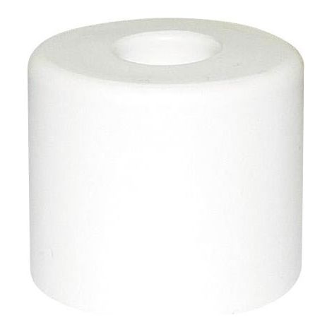 Fermaporta Maxigum in gomma bianca AVL senza vite - Ø30 H.25 mm - BB43025 (1/2)