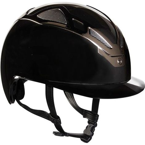 Casco equitazione Suomy apex chrome black glossy: 61 cm, Nero