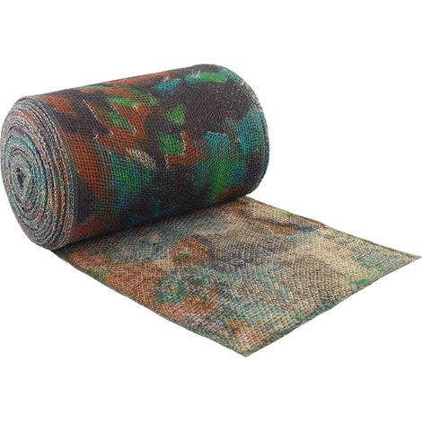 Rollo de yute Camuflaje 25 x 500 cm vidaXL