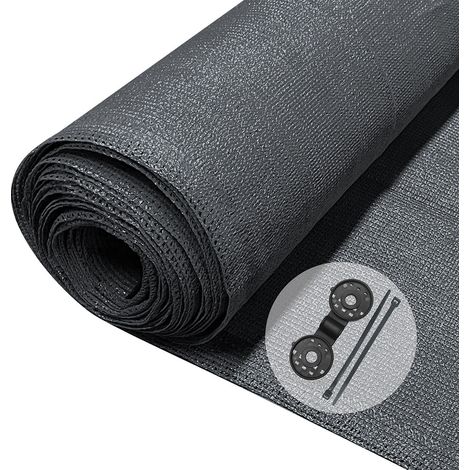 VOUNOT 1.5×20m Privacy Netting Garden Screening Shading Net Anthracite