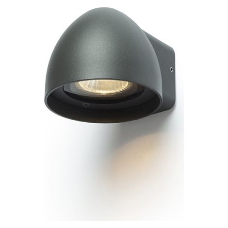 Lampada applique BOURDON da parete grigio antracite  230V GU10 35W IP54