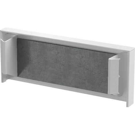 OBO Bettermann Endstück mit Brandschutzgewebe 105x20x41 Stahl pulverbeschichtet reinweiß RAL 9010, 7218088 (1/5)