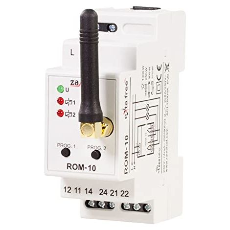 EXTA FREE ROM-10 RÉCEPTEUR RADIO 2 CANAUX MODULAIRE ZAMEL EXF10000044