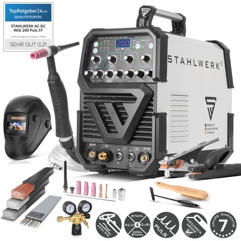 STAHLWERK Saldatrice AC/DC TIG 200 impulsi ST IGBT, completamente attrezzata (1/5)