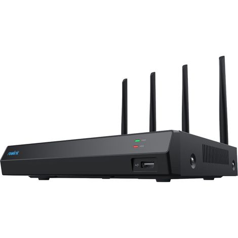 Reolink NVS12W Grabador de Vídeo Negro 4K Wi-Fi 6