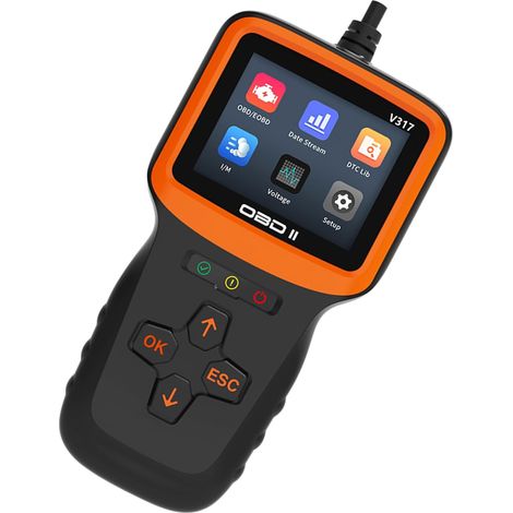 Auto-Diagnosegerät mit I/M-Bereitschaft, OBDII EOBD Automotive-Codeleser, OBDII EOBD-Scanner, Codeleser, Fehlerdetektor mit I/M-Bereitschaft