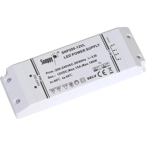 Dehner Elektronik 24V200W-MM-EU Transformador LED blanco