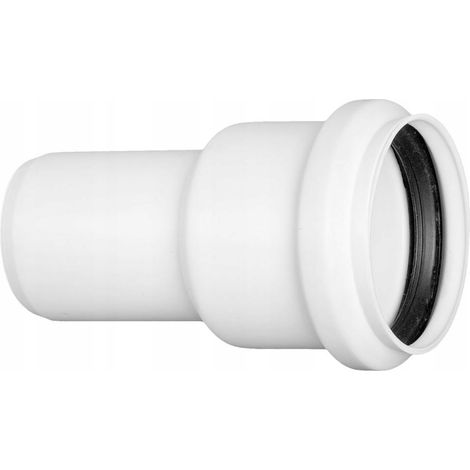 CONECTOR ACANALADO DE EXTENSIÓN DE PVC 40/32