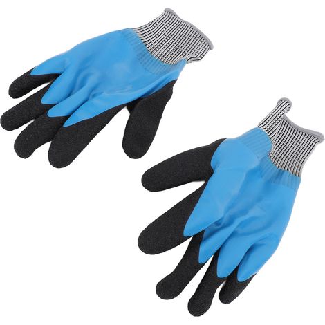 Gants isolants électricien 380V à 1000V anti haute tension caoutchouc professionnels sécurité ignifuges fins (1/5)