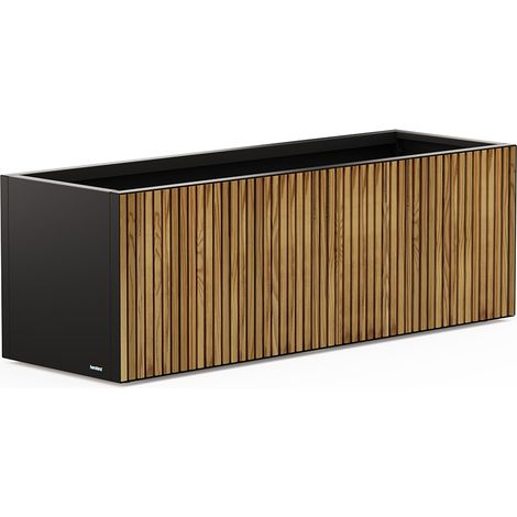 Herstera Pflanzkübel "Deco Planter L", holz / schwarz, 50 x 150 x 50 cm (L x B x H) (1/5)
