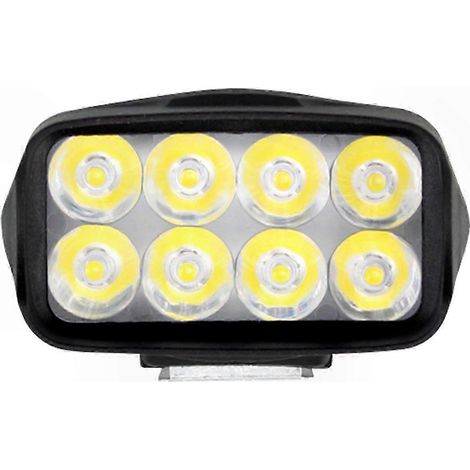 2er-Pack runde LED-Arbeitsscheinwerfer, 480 W, 6000 K, 5000 lm, IP68 wasserdicht, für Geländewagen, LKW, Transporter und PKW (1/5)