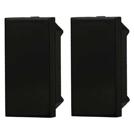 Einsatz blindmodul Bticino Axolute kompatibler schwarz farbe 2St Packung Ettroit AN0100