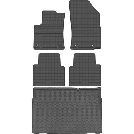 Set di tappetini in gomma per auto e tappetino per bagagliaio per Citroen C3 Aircross Crossover del 2017 (1/5)