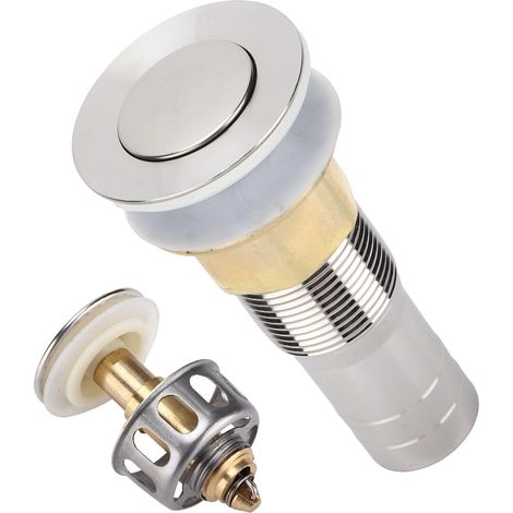 Bouchon anti-obstruction avec crépine intégrée en acier inoxydable 304 pour siphon de sol, camping-car, yacht et bateau. (1/5)