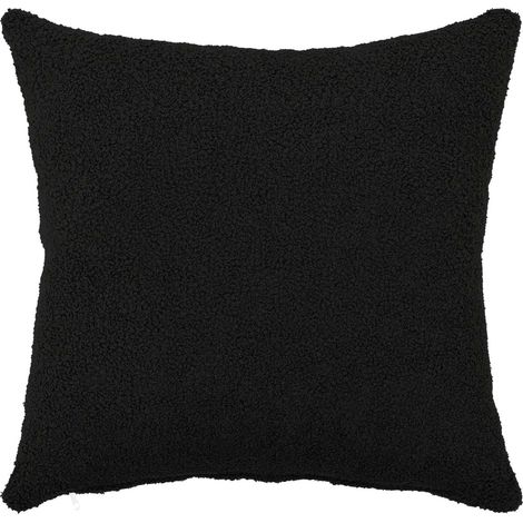 vidaXL Funda de almohada 2 pcs HEERLEN Negro 40 x 40 cm Bouclé (1/2)