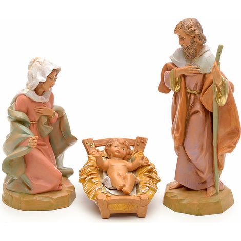 NATIVITA' 12 CM TRE STATUETTE IN RESINA