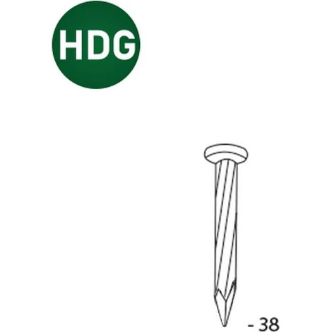 6 000 Pointes en Rouleaux 16° Liaison Sheet (Coil) - Acier Hdg - S 2.5x38 mm - D-Work (1/5)