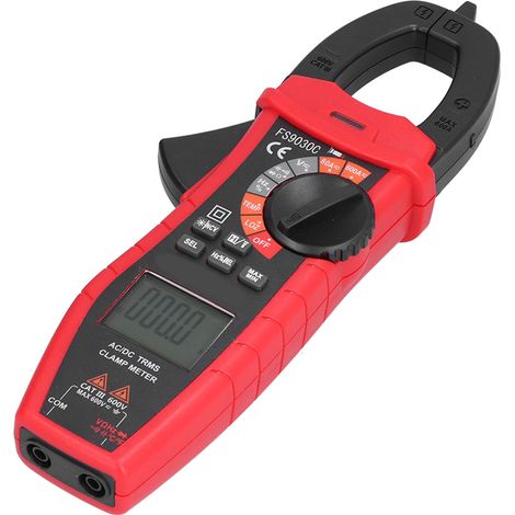 Multimètre numérique pince LED FS9030C, testeur intelligent de tension courant, ampèremètre de haute précision pour électricien (1/5)