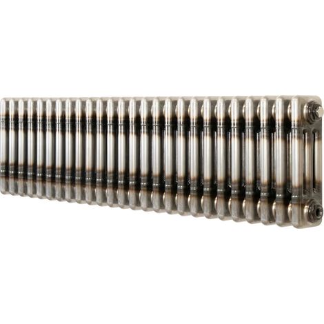 Traditional 3 Column Radiator - 300 x 1190mm - Raw Metal (1/5)
