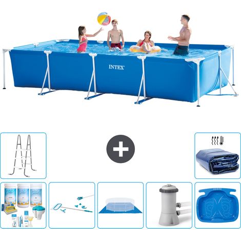 Intex Piscine Tubulaire Rectangulaire - 450x220x84 cm - 8-pièces  S20080 (1/5)