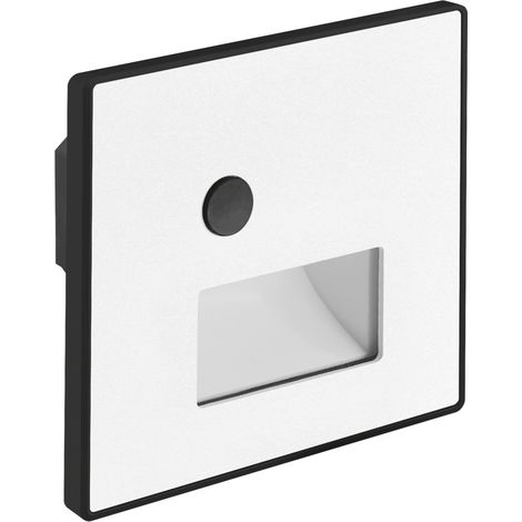 Lámpara de escalera cuadrada Struhm con sensor de movimiento vectorial PIR CCT (1 unidad). (1/2)