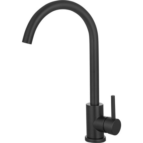 Robinet Mitigeur Cuisine Noir LOMAZOO Titan (1/5)