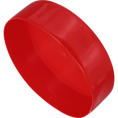 Embout Caoutchouc 180mm Rouge 50mm Hauteur Embouts de Tuyau Ronds en Vinyle, en Plastique, pour Tubes, Clôtures, Poteaux, Meubles, Rampes (1/5)