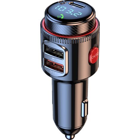 Neuer MP3-Player fürs Auto (Modelljahr 2024), leistungsstarker FM-Transmitter für Freisprecheinrichtung, superschnelle Ladefunktion – individuell anpassbares Produkt (1/4)