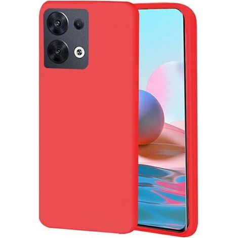 Coque Pour Oppo Reno 8 - Protection Antichoc Et Antirayure - Compatible Exacte - Rouge - 1 Pièce (1/2)