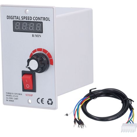 Contrôleur de vitesse numérique UX-52 400 W 220-230 V : silencieux et sans vibrations