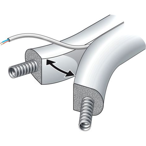 Flex-Doppelrohr-Systemleitung Split WLSol DN25/25 VL/RL 25 m mit Fühlerkabel - 669396 von Weishaupt