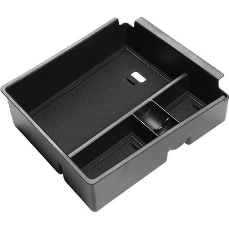 Boîte de rangement pour accoudoir de console centrale Hyundai Santa Cruz 2022, noire (1/5)
