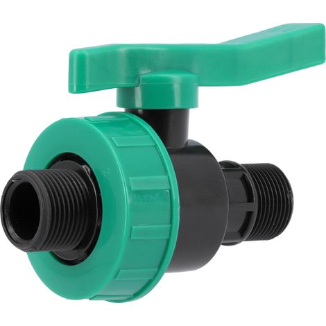 Kugelhahn 3/4" x 3/4" aus Polypropylen, Außengewinde