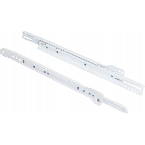 Guía de rodillos para cajones AKS 350, blanca (1/5)