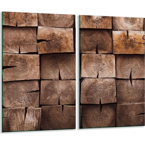 Tagliere in vetro 2x 30x52 in legno (1/5)