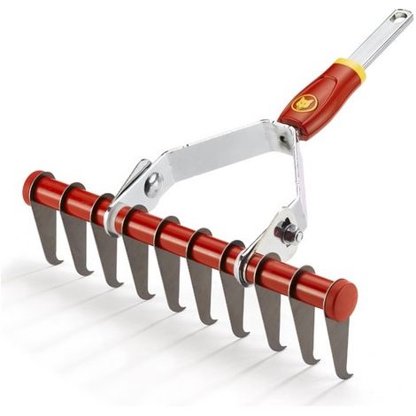 Outils Wolf – Scarificateur manuel 30 cm – 10 couteaux plats – Aération et élimination de mousse – Pour petites superficies – UGM30 (1/2)