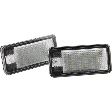Lot de 2 LED 3W 12V pour éclairage de plaque d'immatriculation Audi A3 (1/5)