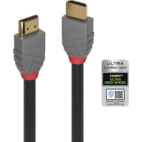 Cavo HDMI ad altissima velocità Lindy 3M, Anthra Line, 36954