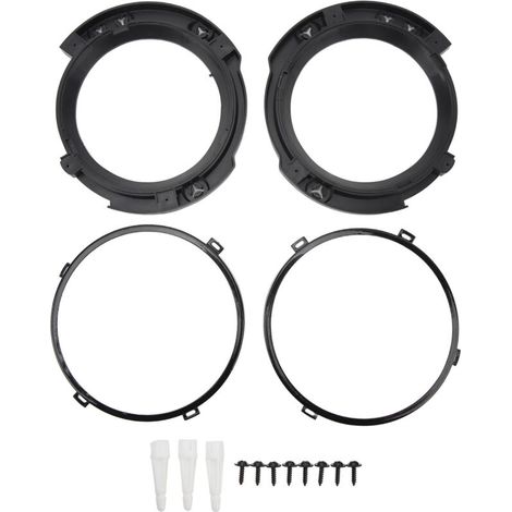 Anneau de support de montage de phare rond de voiture de 7 pouces, 2 pièces, pour Wrangler JK 2007 à 2018 (1/4)