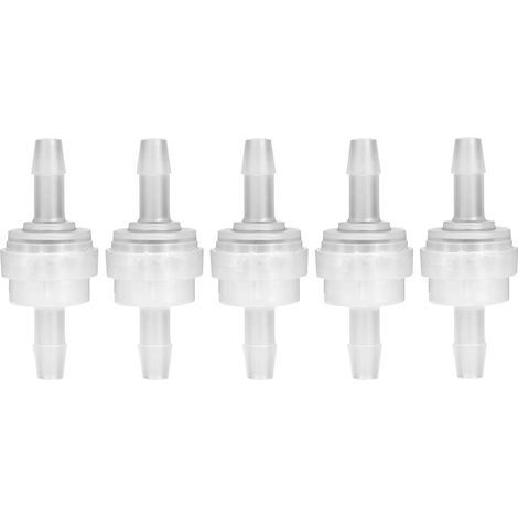 5 clapets anti-retour en plastique unidirectionnels pour le traitement de l'eau (5 mm) (1/5)