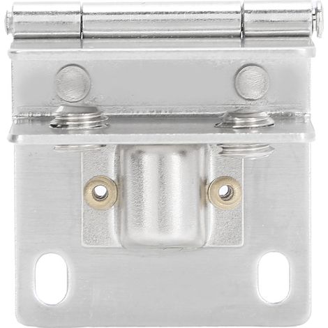 Charnière de porte en verre en acier inoxydable, fixation sans perçage, clip de serrage unilatéral (1/5)