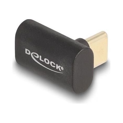 DeLOCK Delock Adapter USB 40 Gbps USB Type-C PD 3.0 100 W Stecker zu Buchse gewinkelt (60056)