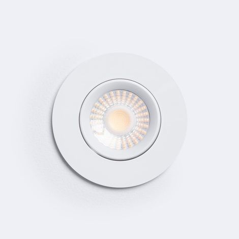 LED Downlight Einbaustrahler 8W Rund Dimmbar IP65 Ausschnitt Ø65 mm CCT Wählbar RF90 Solid Design Einstellbar Weiß Wählbar (Neutral-Kalt)