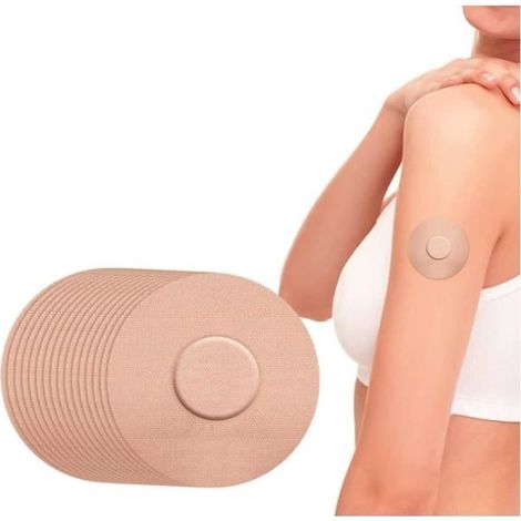 30 Pièces Patch Capteur Freestyle Libre 2,Freestyle Libre Patchs Adhésifs,Patchs pour le Capteur Freestyle Libre 1 2 & 3,Patchs