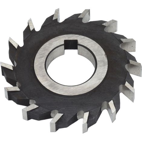 Fraise de surfacage acier rapide 14 dents disque meule lisse outil percage 63mm diamètre intérieur 22mm largeur 8mm (1/5)