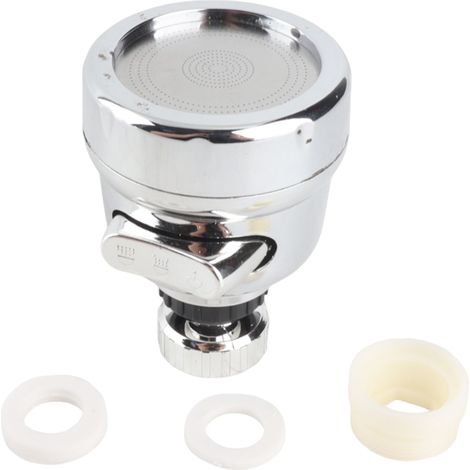 Aireador de grifo giratorio de 360° con 3 modos, ahorra agua, a prueba de salpicaduras, de cobre negro para lavado de manos.
